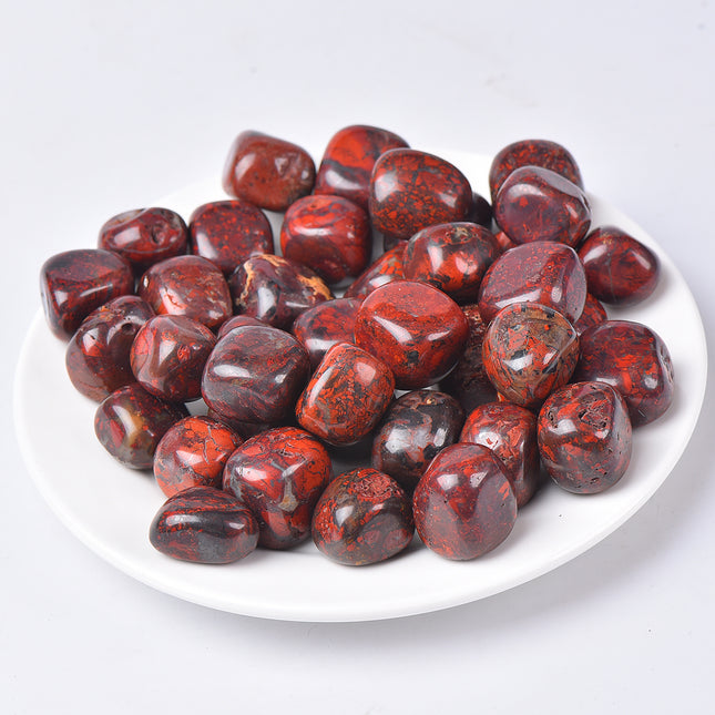 Chicken Bloodstone Tumbled Stones