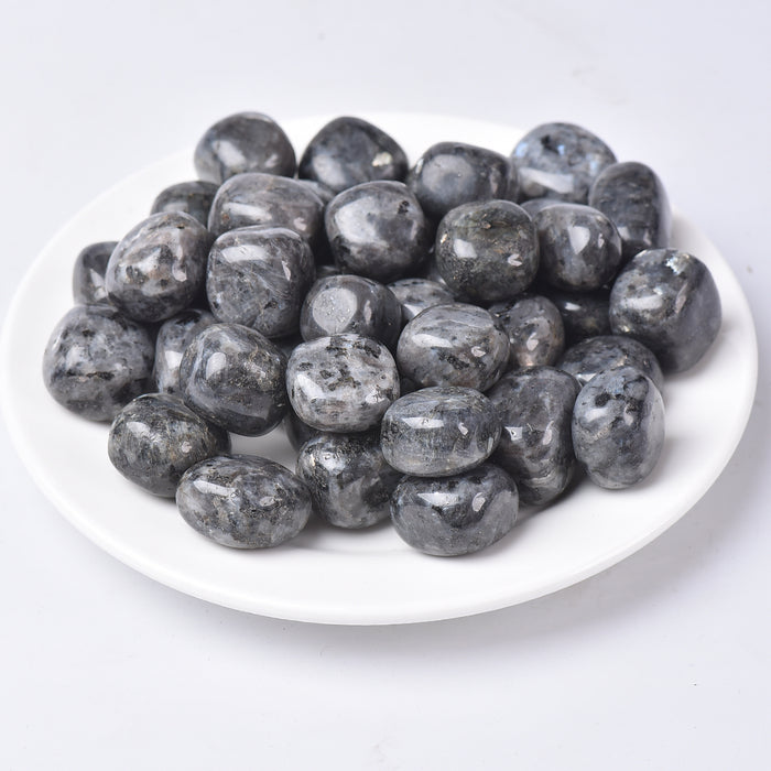 Crystal Tumbles Larvikite Tumbles For Wholesale Price