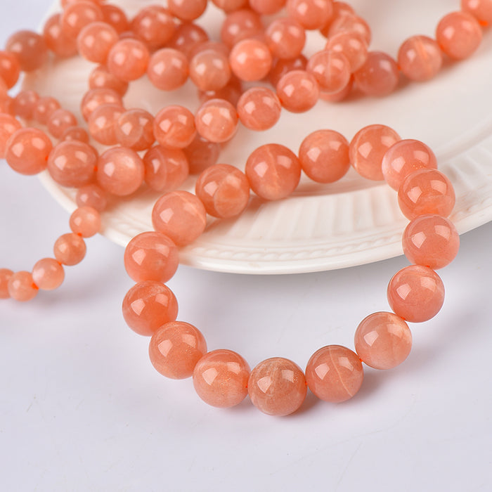 Crystal bracelet - peach moon stone bracelet for wholesale price