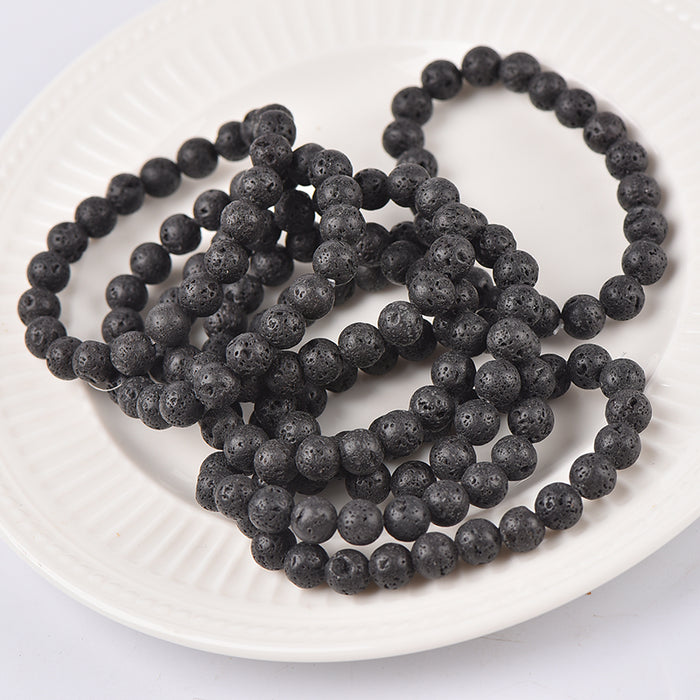 Crystal Bracelet Lava Stone Bracelet For Wholesale Price