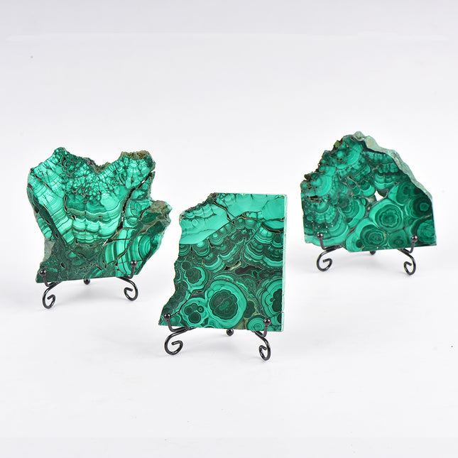 crystal Malachite slab