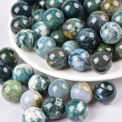 Crystal Sphere Moss Agate Mini Sphere