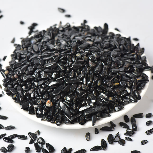 Crystal Chip Black Obsidian Chips wholesale product photo 1 for B2B crystal buyers