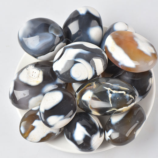 Natural Crystal Palms Orca Agate Palms For wholesale Price