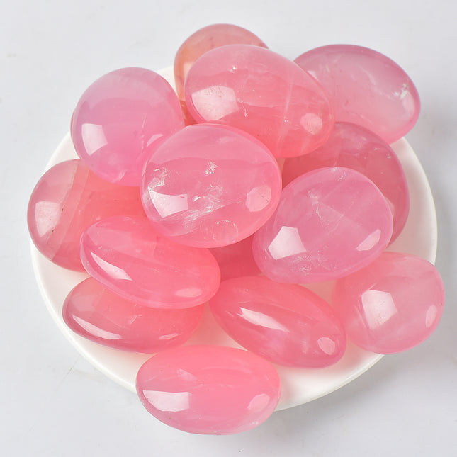 Rose Quartz palm stone