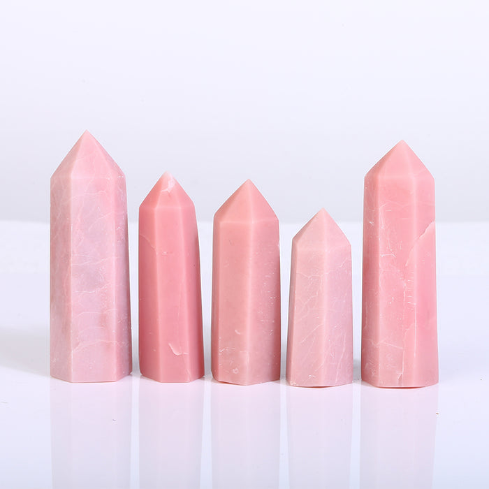 Crystal Tower Pink Opal Tower For Wholesale Price