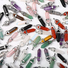 Mixed-Stone Double-Point Pendants