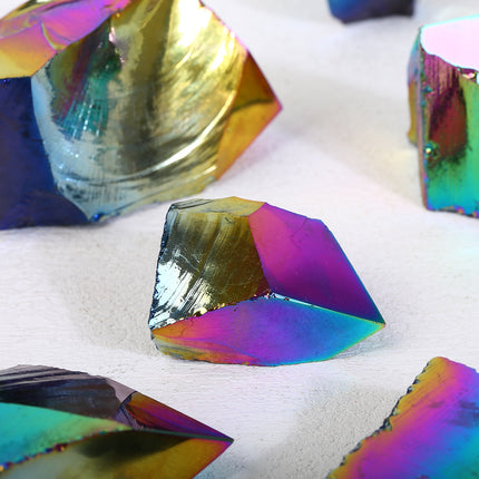Crystal tower Aura obsidian raw points