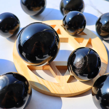 Obsidian sphere
