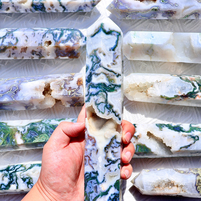 Moss Agate tower
