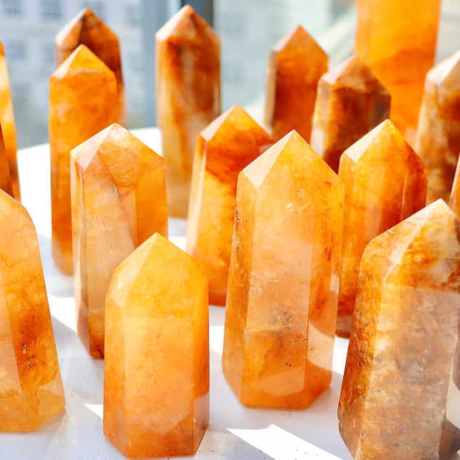 Golden Healer Quartz tower