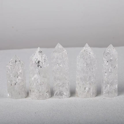 Crackle Quartz Tower Points
