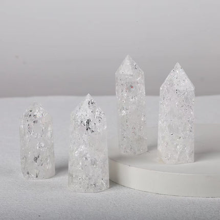 Crackle Quartz Tower Points
