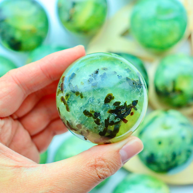 Crystal sphere Prehinite sphere / balls
