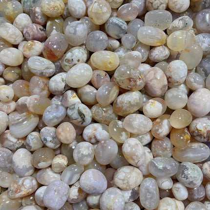Flower Agate Tumbled Stones